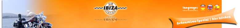 Ibiza Harley Rental Vermietungs Specials und Touren, Sprachwahl